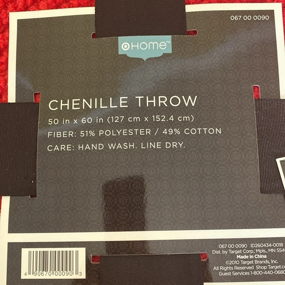 Chenille Throw